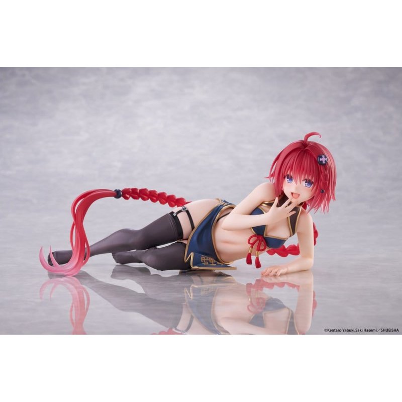 To Love-Ru Darkness Desktop Cute PVC Figure Mea Kurosaki (Chinese Dress Ver.) 13 cm