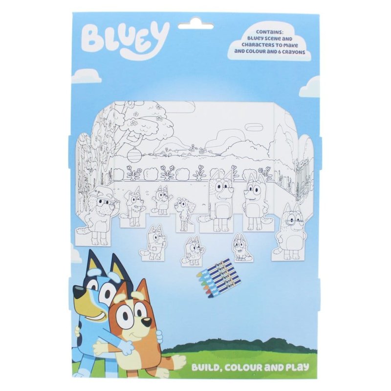 Bluey Colouring and Play World Set