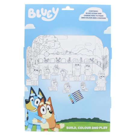 Bluey Colouring and Play World Set