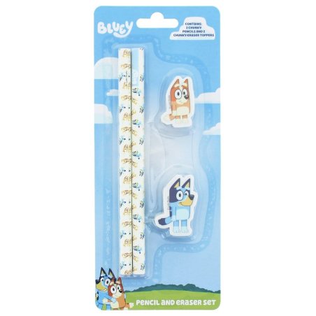Bluey 4-Piece Stationery Set