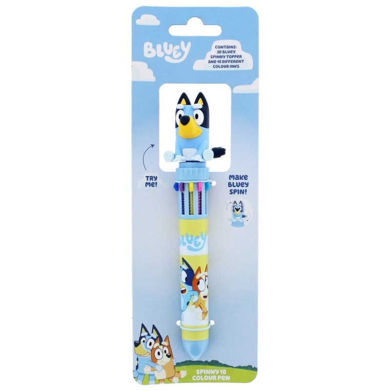 Bluey Multi Colour Pen Spinny