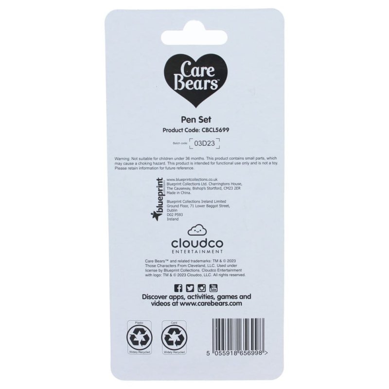 Care Bears Pen Set of 2