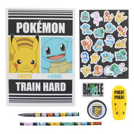 Pokémon Stationery Set 7-piece