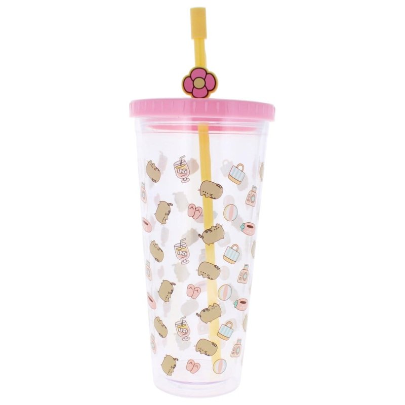 Pusheen Tumbler with Straw 700 ml