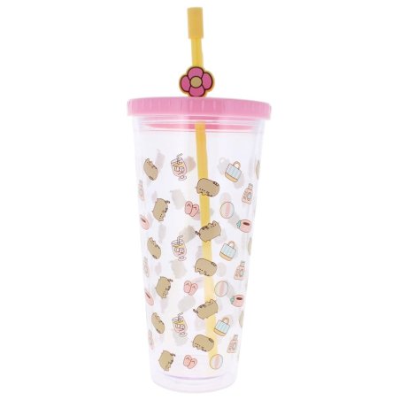 Pusheen Tumbler with Straw 700 ml
