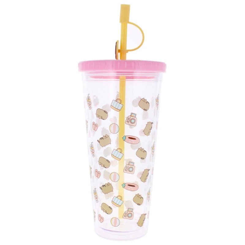 Pusheen Tumbler with Straw 700 ml