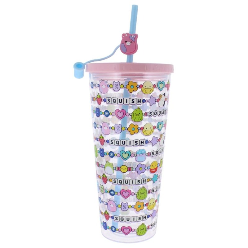 Squishmallows Tumbler with Straw Squish Squad 700 ml