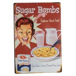 Fallout Metal Sign Sugar Bombs