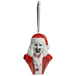 Terrifier 3 Hanging Tree Ornament Santa Art the Clown