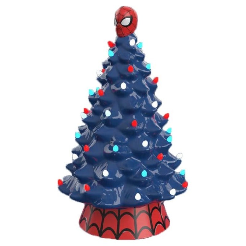 Marvel Ceramic Christmas Tree with Lights Spider-Man 23 cm