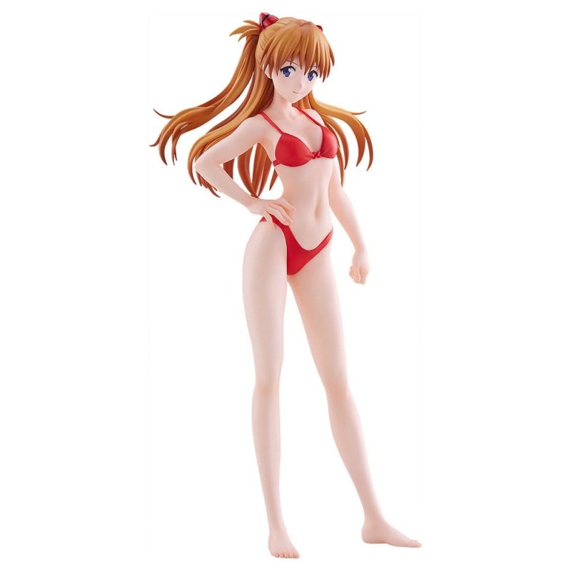Rebuild of Evangelion Pop Up Parade Beach Queens Asuka Shikinami Langley (Bikini Style) L Size 23 cm