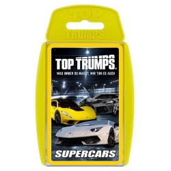 Super Cars Card Game Top Trumps *German Version*