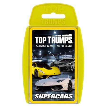 Super Cars Card Game Top Trumps *German Version*