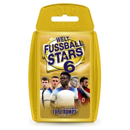 World Football Stars 6 Card Game Top Trumps *German Version*