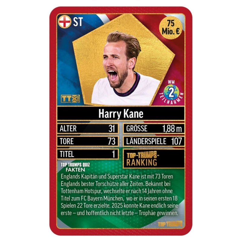 World Football Stars Card Game 200 Pack 1 *German Version*