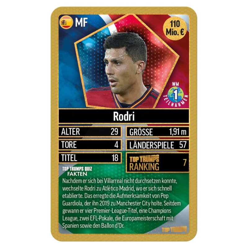 World Football Stars Card Game 200 Pack 6 *German Version*