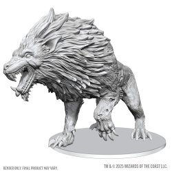 D&D Nolzur's Marvelous Miniatures Unpainted Miniatures Dire Worg 11 cm
