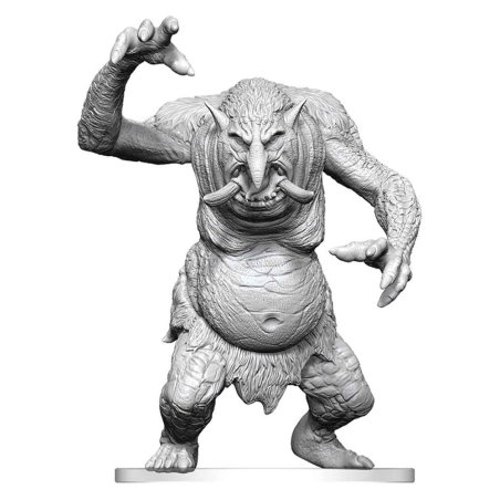 Pathfinder Battles Deep Cuts Unpainted Miniature Forest Troll 15 cm