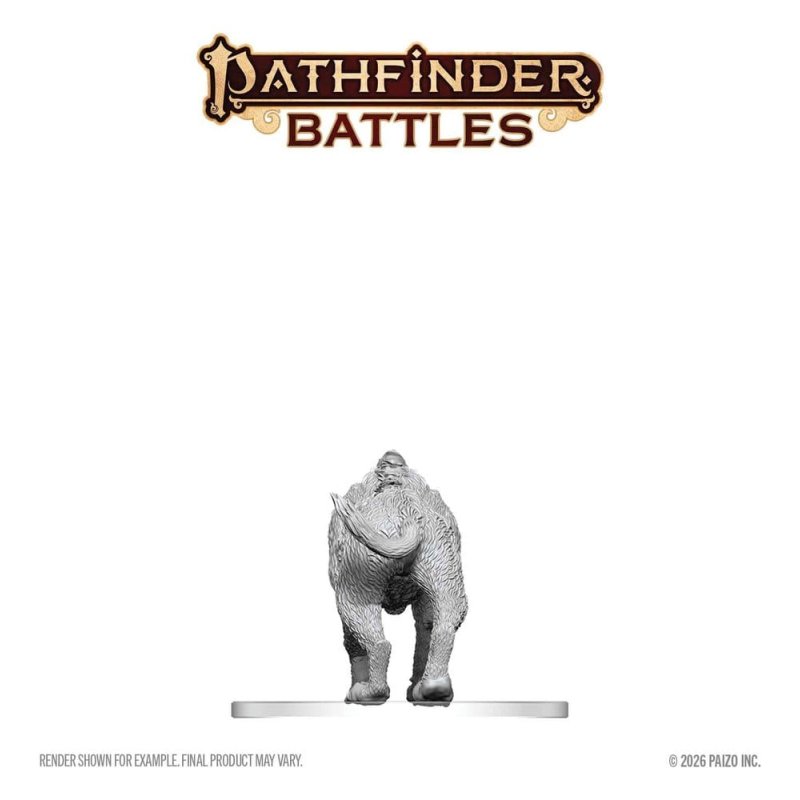 Pathfinder Battles Deep Cuts Unpainted Miniature Hyaenodon 13 cm