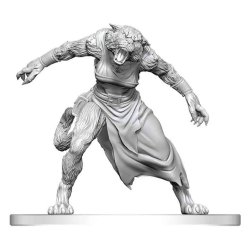 Pathfinder Battles Deep Cuts Unpainted Miniature Weretiger 13 cm