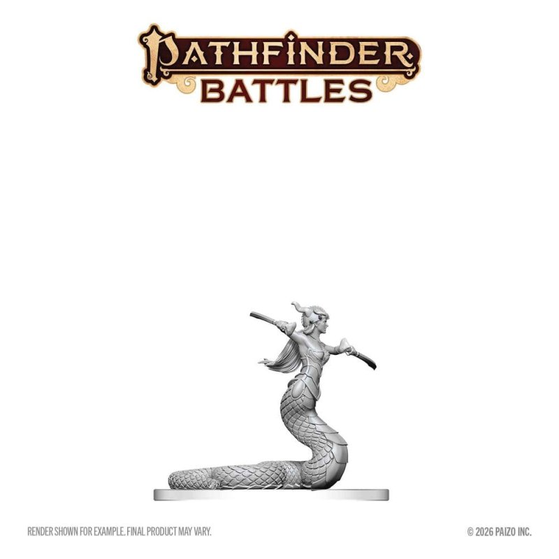 Pathfinder Battles Deep Cuts Unpainted Miniature Lamia Matriarch 13 cm