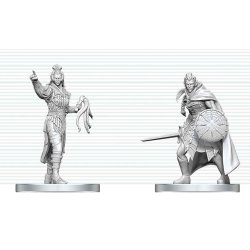 D&D Nolzur's Marvelous Miniatures Mini Figures Drow Elite Warrior & Drow Priestess of Lolth 13 cm