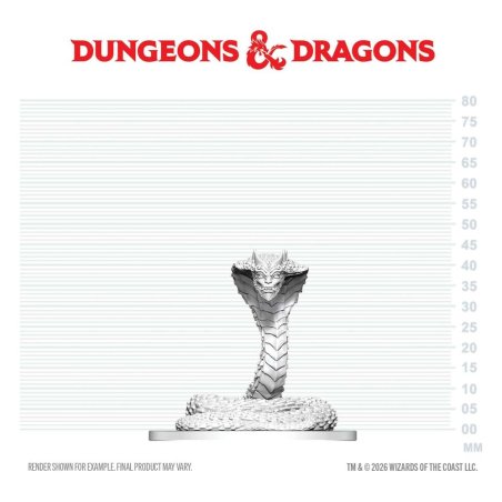 D&D Nolzur's Marvelous Miniatures Mini Figure Guardian Naga 6 cm