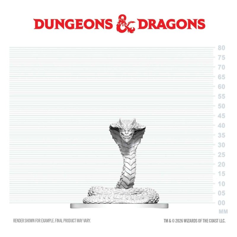 D&D Nolzur's Marvelous Miniatures Mini Figure Guardian Naga 6 cm