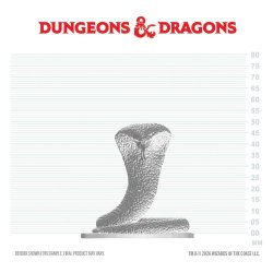D&D Nolzur's Marvelous Miniatures Mini Figure Polar Serpent 4 cm
