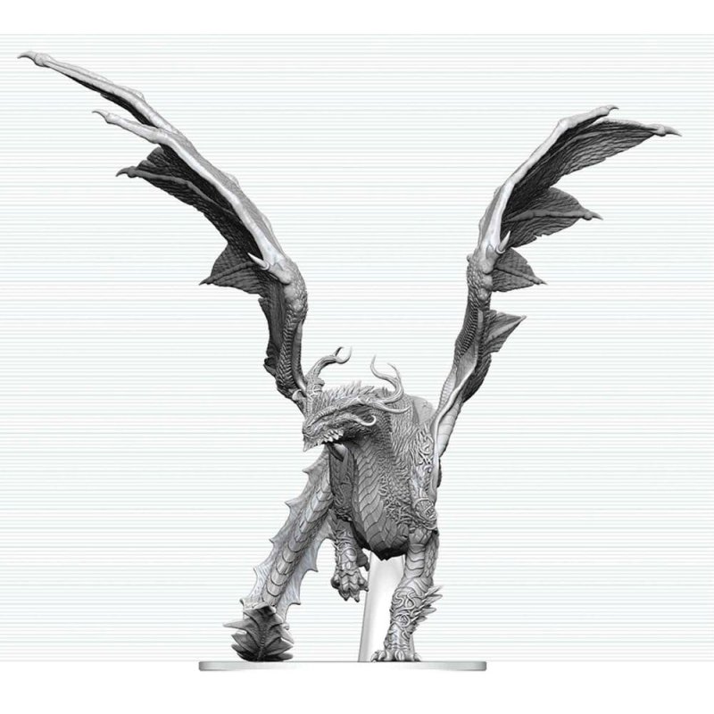 Dungeons & Dragons Nolzur's Marvelous Miniatures Unpainted Miniature Adult Spirit Dragon 24 cm
