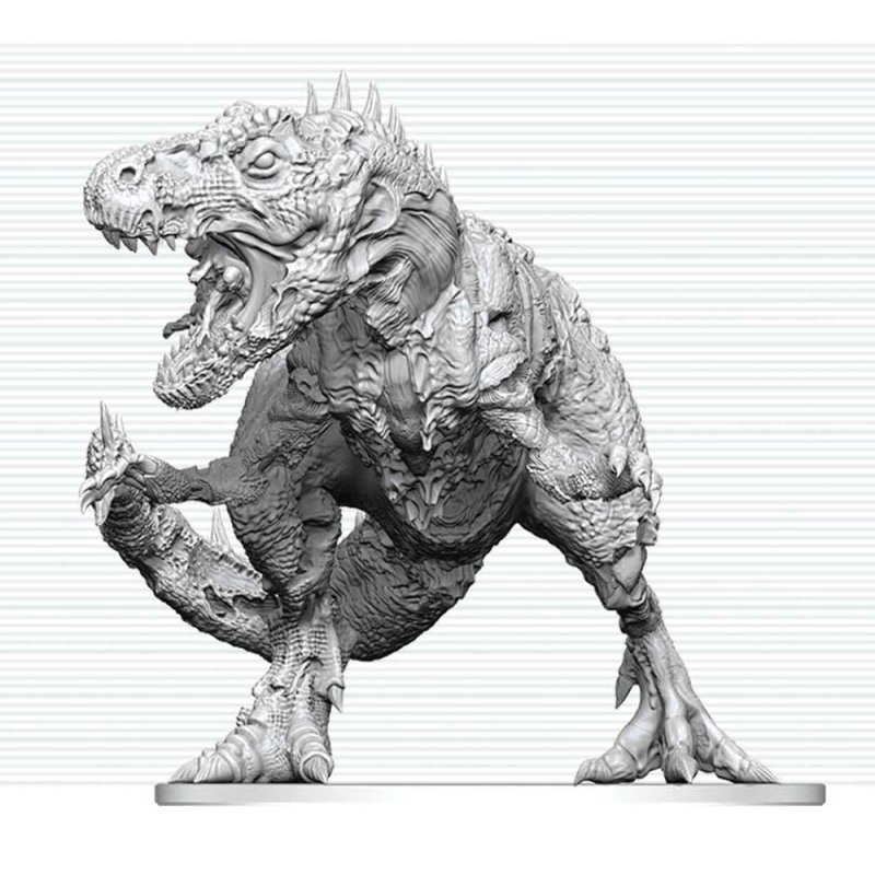 Dungeons & Dragons Nolzur's Marvelous Miniatures Unpainted Miniature Tyrannosaurus Zombie 20 cm