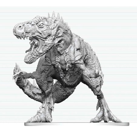 Dungeons & Dragons Nolzur's Marvelous Miniatures Unpainted Miniature Tyrannosaurus Zombie 20 cm
