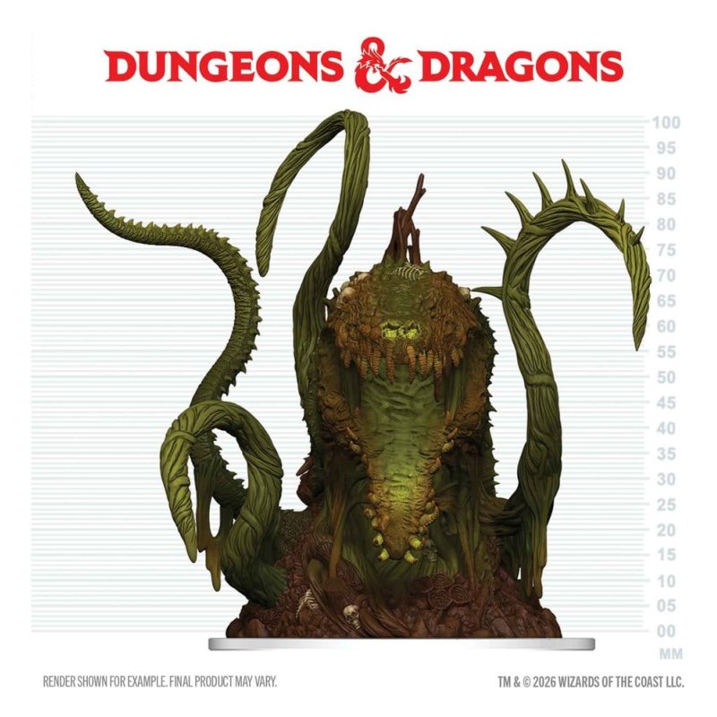 D&D Icons of the Realms Mini Figure Spore of Moander Boxed Miniature 15 cm
