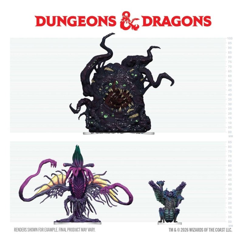D&D Icons of the Realms Boxed prepainted Miniatures Eldritch Enemies of Ravenloft