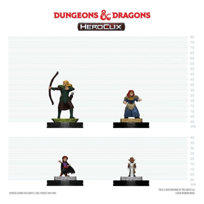 Dungeons & Dragons HeroClix 400: Figure Set Adventuring Party 1