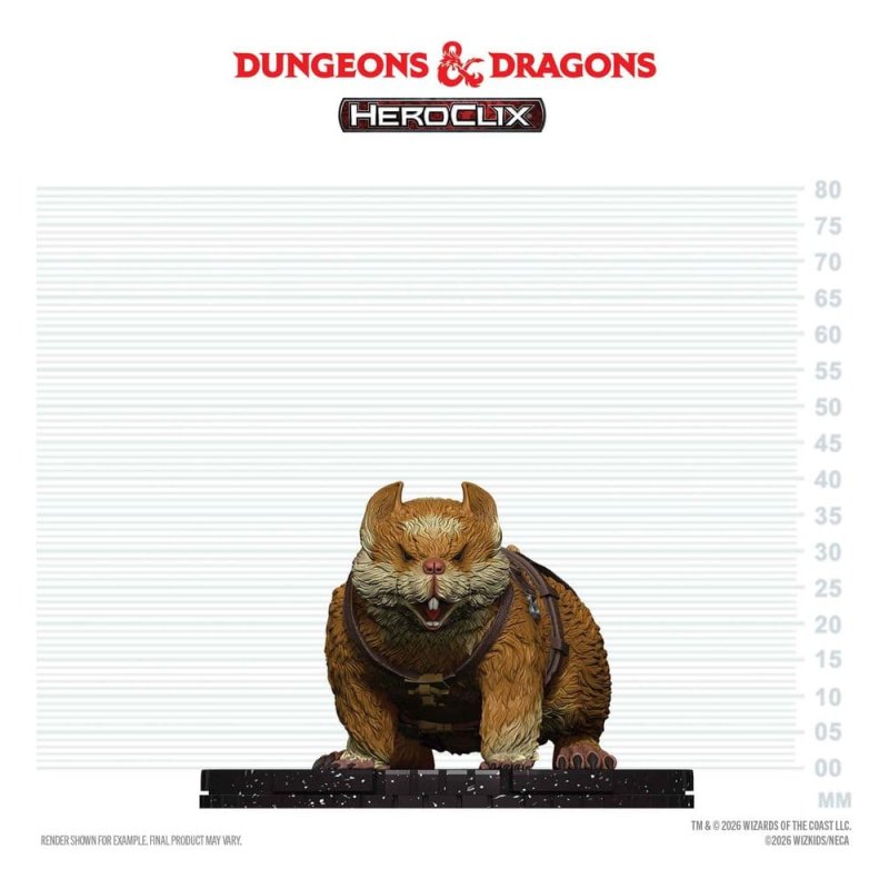 Dungeons & Dragons HeroClix: Giant Mini Figure Space Hamster