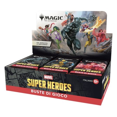 Magic the Gathering Marvel Super Heroes Play Booster Display (30) italian