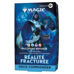 Magic the Gathering Réalité fracturée Commander Deck Multiverse Reforged Assortment (4) french