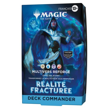 Magic the Gathering Réalité fracturée Commander Deck Multiverse Reforged Assortment (4) french