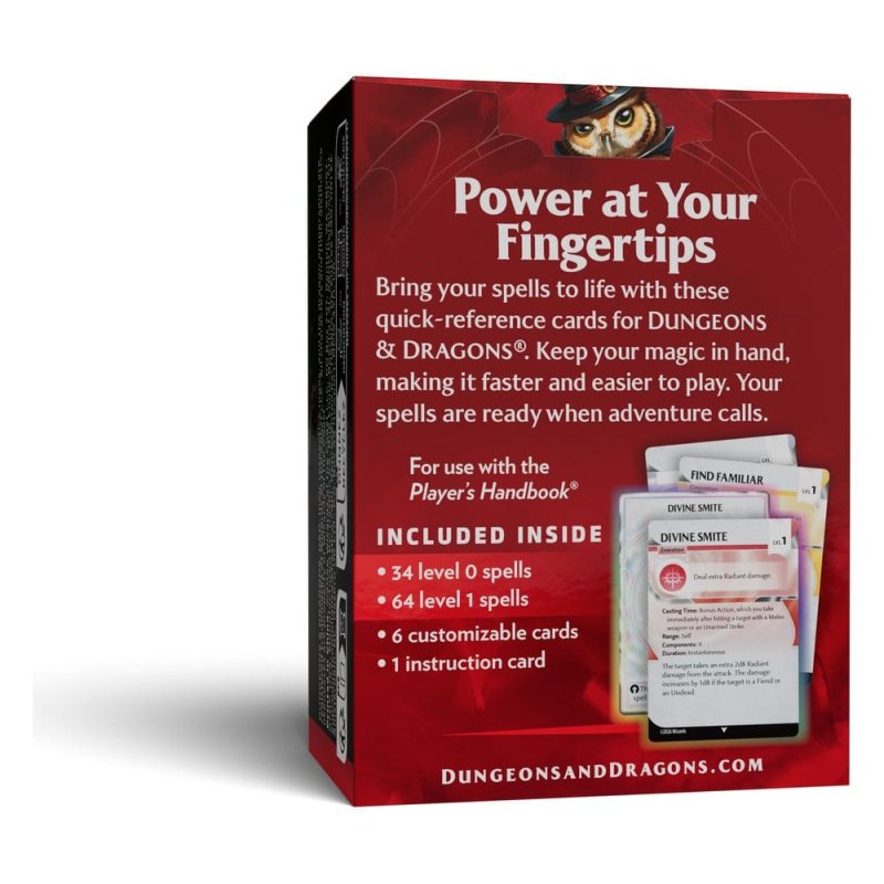 Dungeons & Dragons Reference Cards - Spells: Levels 0–1
