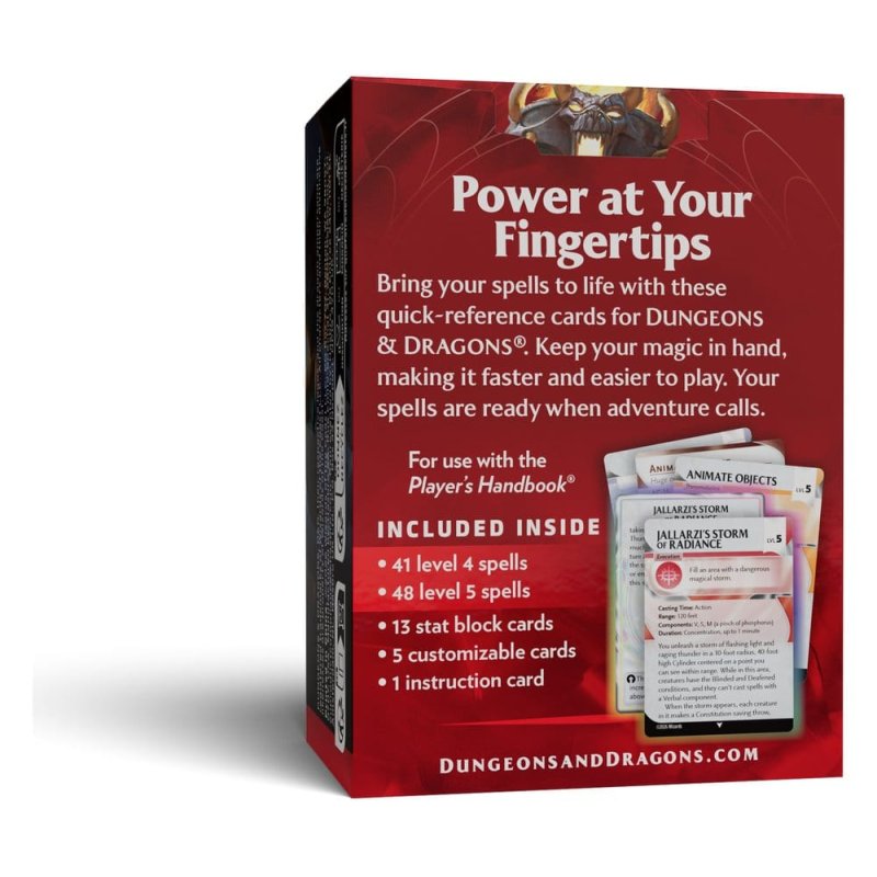 Dungeons & Dragons Reference Cards - Spells: Levels 4–5