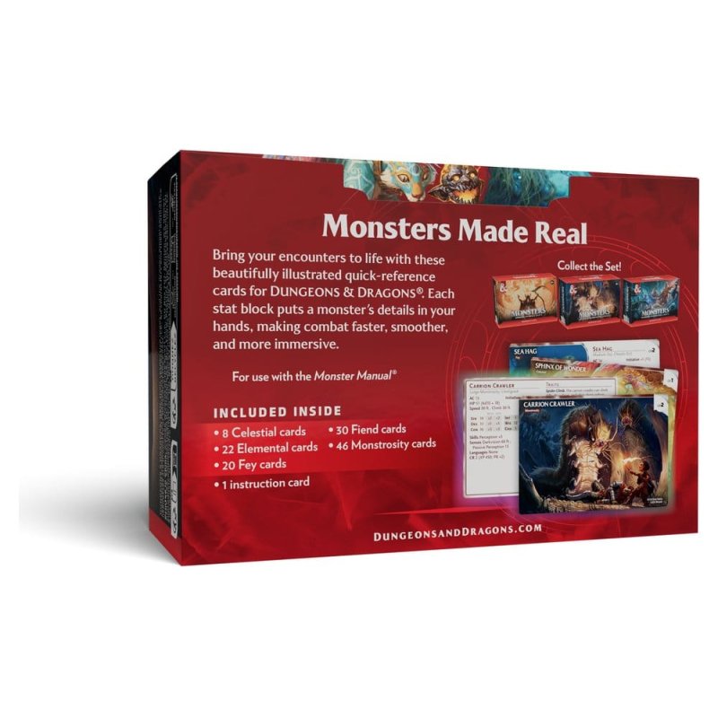 Dungeons & Dragons Reference Cards - Monsters: Mystical and Menacing