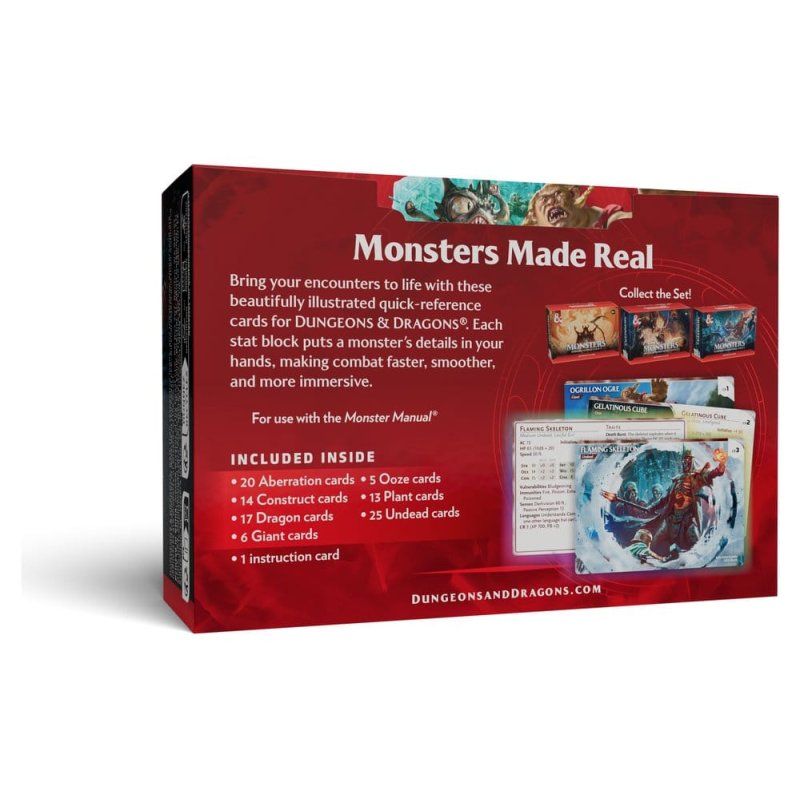 Dungeons & Dragons Reference Cards - Monsters: Fearsome and Ferocious