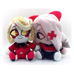 Hazbin Hotel Plush Figures 2-Pack Valentine´s Charlie & Vaggie 22 cm
