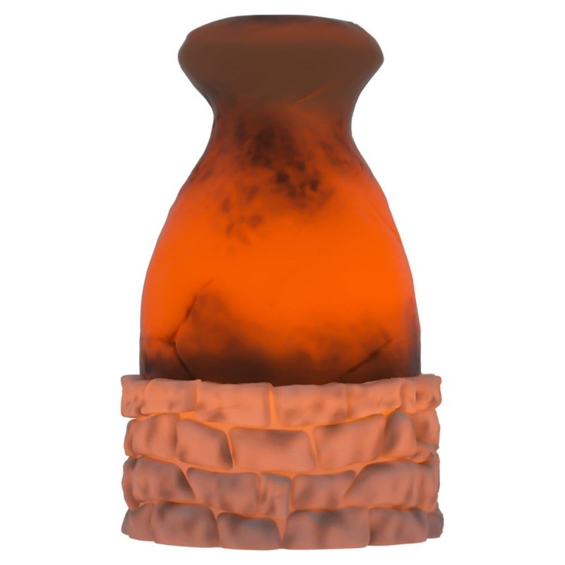 Rust Nightlight Furnace 13 cm