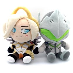 Overwatch Plush Figures 2-Pack Genji & Mercy 22 cm