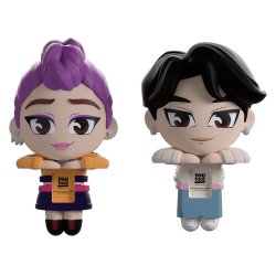 KPop Demon Hunters Vinyl Figures Jinu & Rumi Monitor Buddiez 6 cm