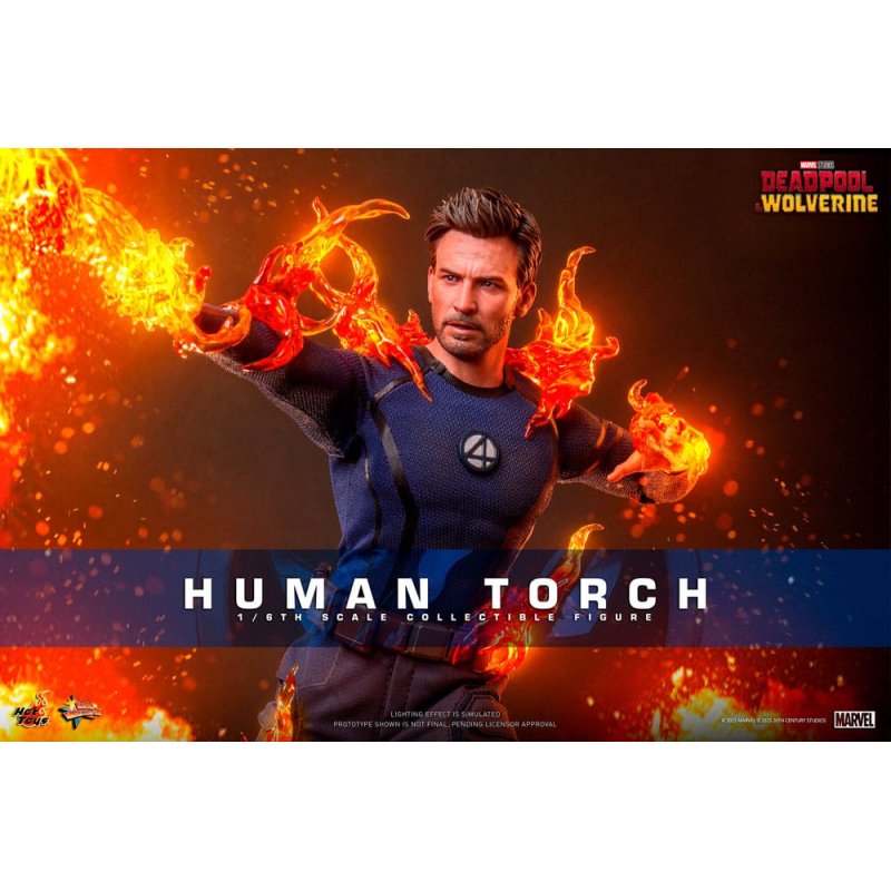 Deadpool & Wolverine Movie Masterpiece figurine 1/6 Human Torch 31 cm