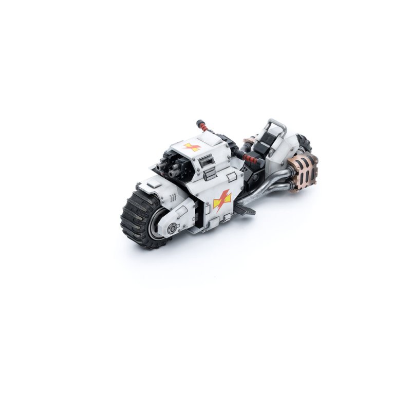 Warhammer 40k véhicule 1/18 White Scars Raider-pattern Combat Bike 22 cm