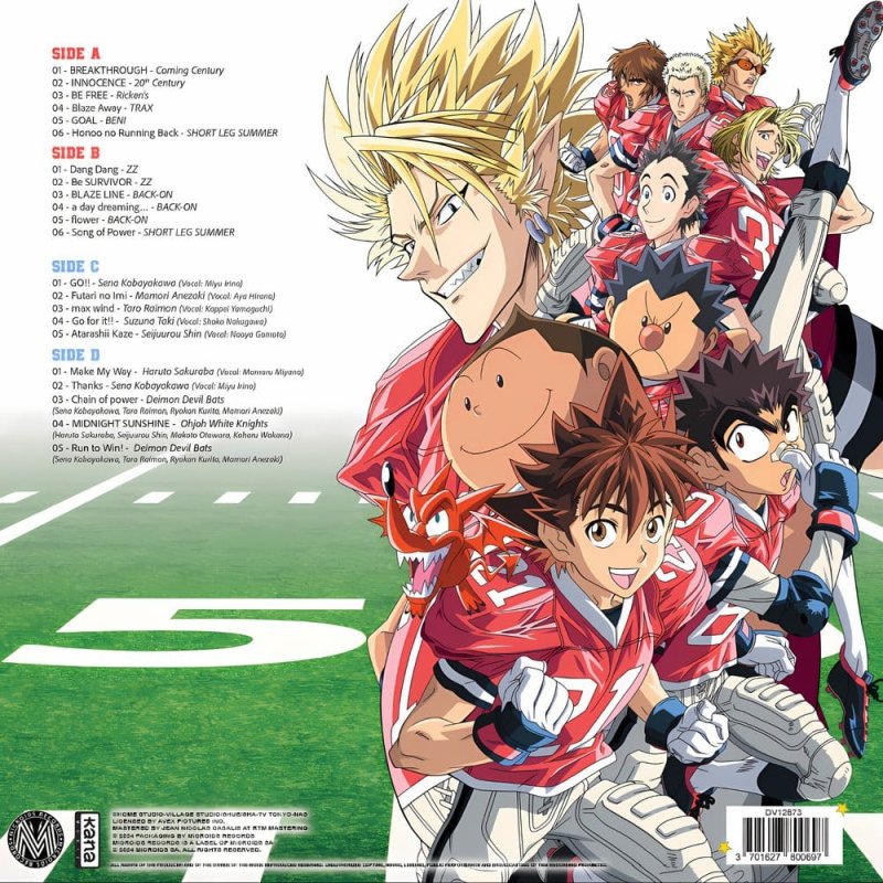 Eyeshield 21 - Original Soundtrack - 2-LP Red Color Vinyl